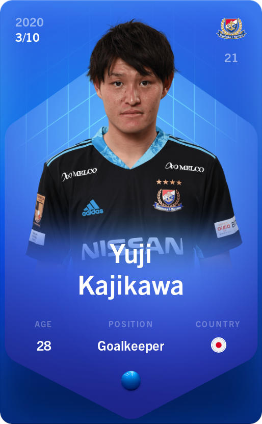 Sorare - Sorare Official - Yuji Kajikawa 2020-21 • Super Rare 3/10 - NFT # 87540550413016890869683915199116357174750271066432196219242380613678991969677