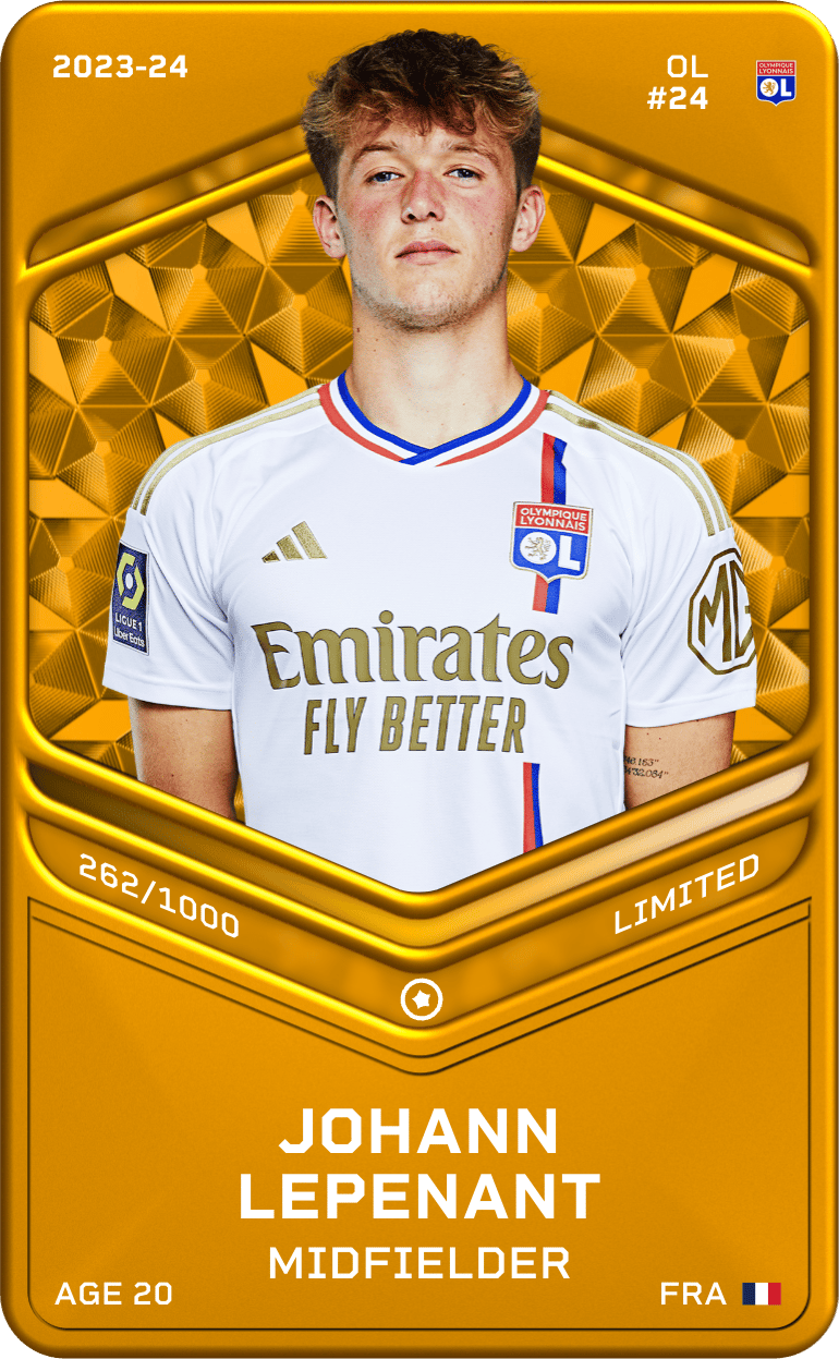 Johann Lepenant 2023-24 • Limited 262/1000