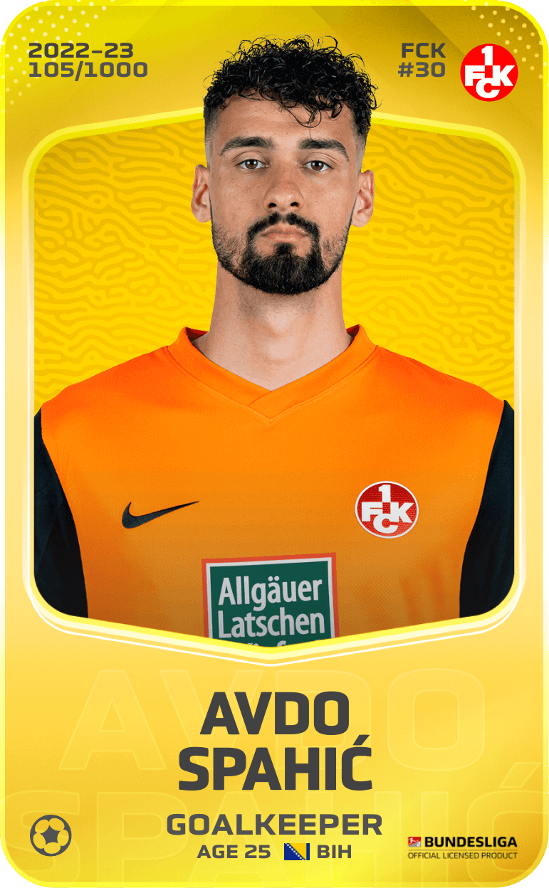 Avdo Spahić 2022-23 • Limited 105/1000