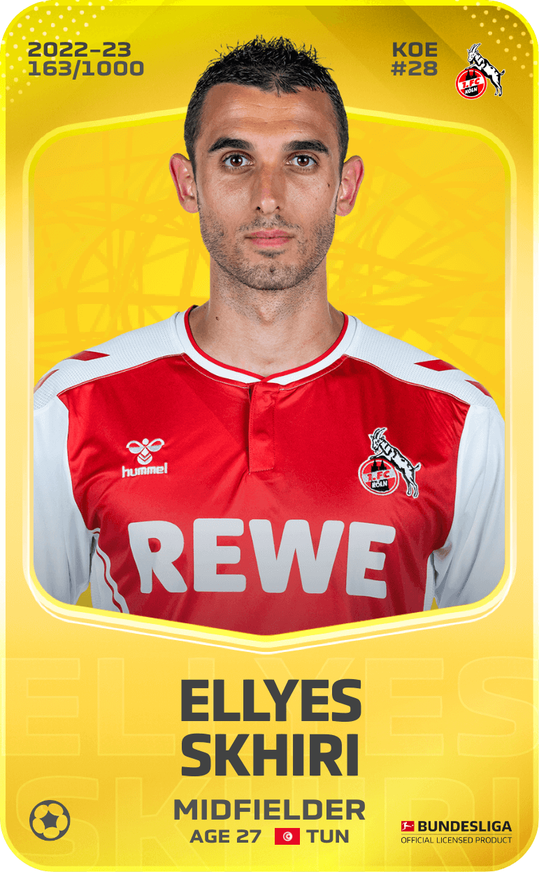 Ellyes Skhiri 2022-23 • Limited 163/1000