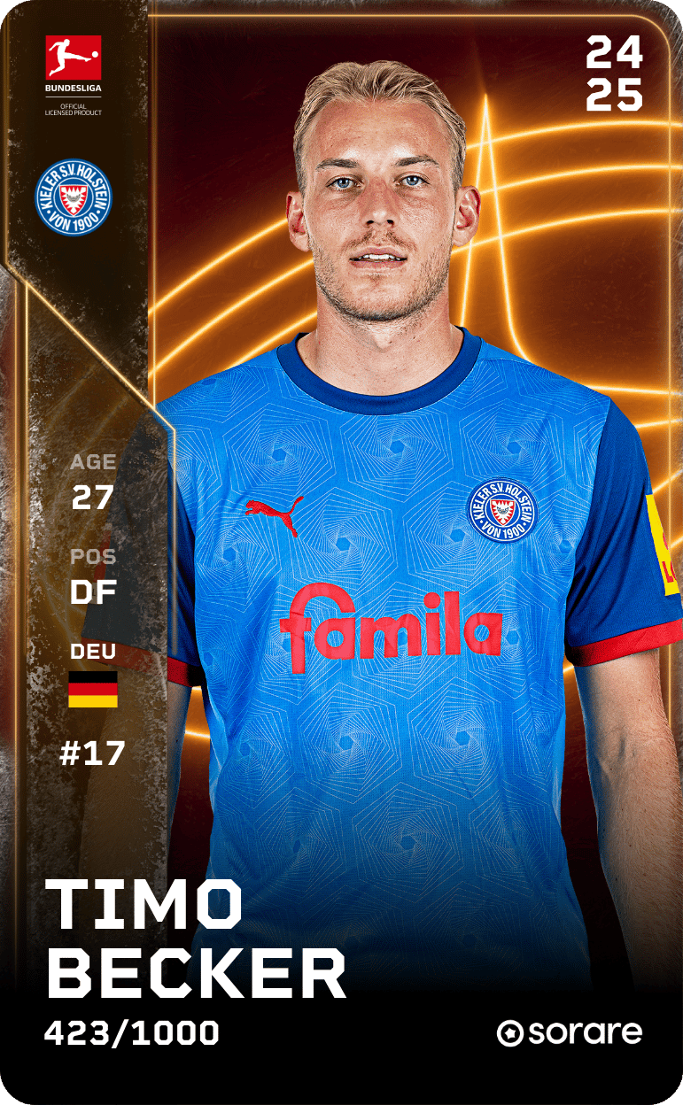 Timo Becker 2024-25 • Limited 423/1000