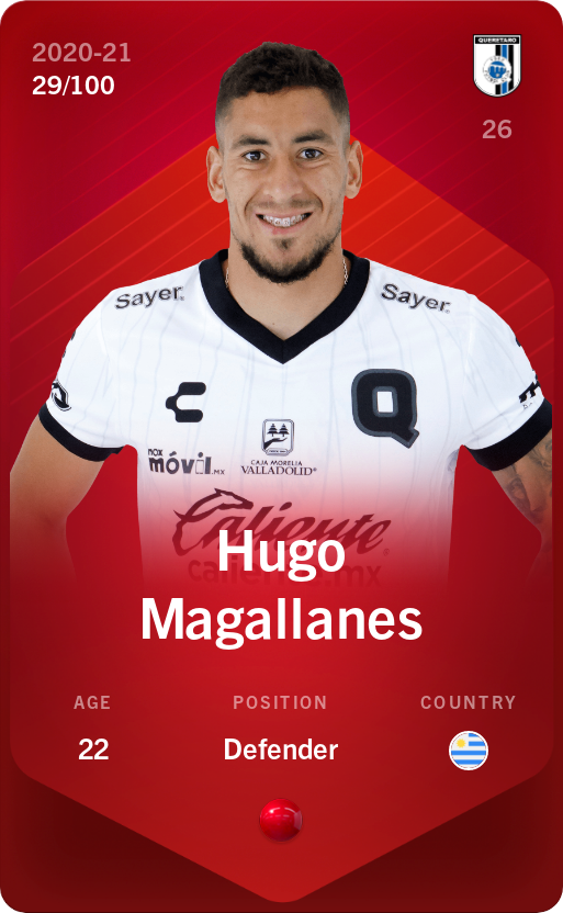 Sorare - Sorare Official - Hugo Magallanes 2020-21 • Rare 29/100 - NFT # 89014335191158848514002499698399411289024113420577646854564567433851818863172