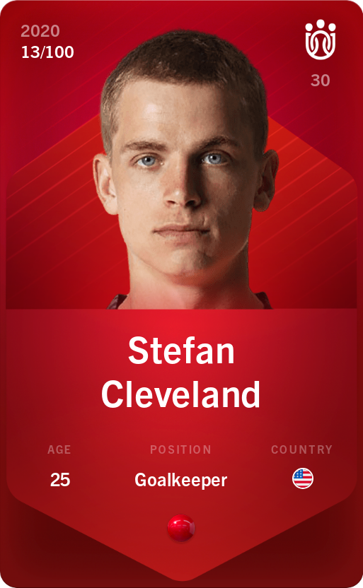 Sorare - Sorare Official - Stefan Cleveland 2020-21 • Rare 13/100 - NFT # 78445238268013362834856772142660377507689109571848986273962590687605458745812