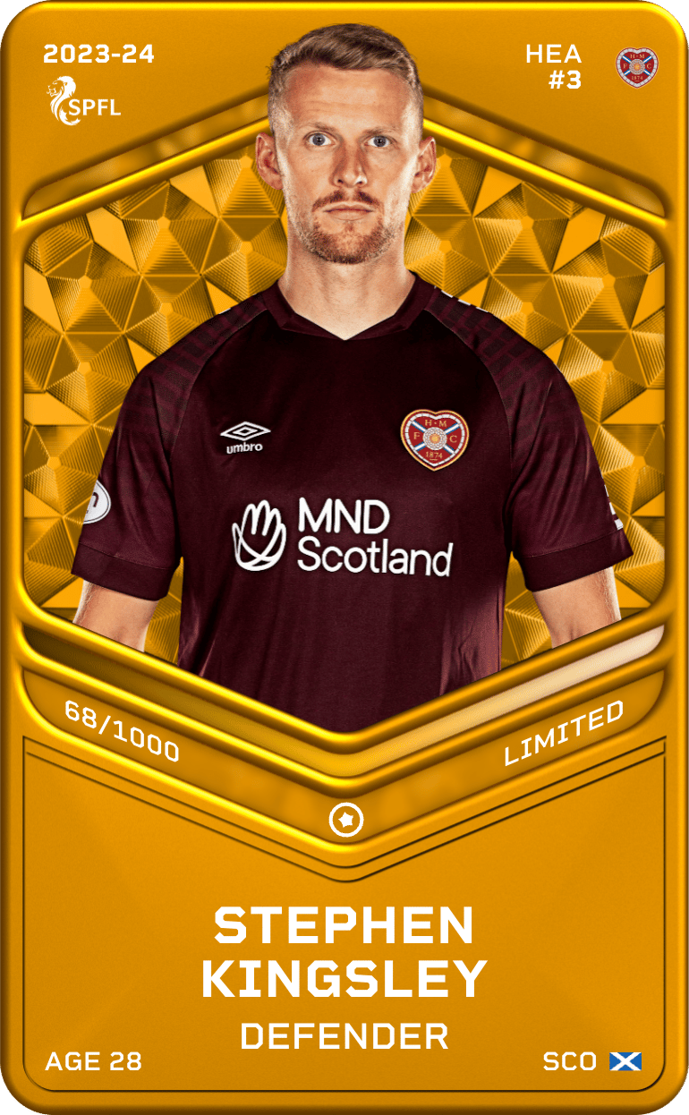 Stephen Kingsley 2023-24 • Limited 68/1000