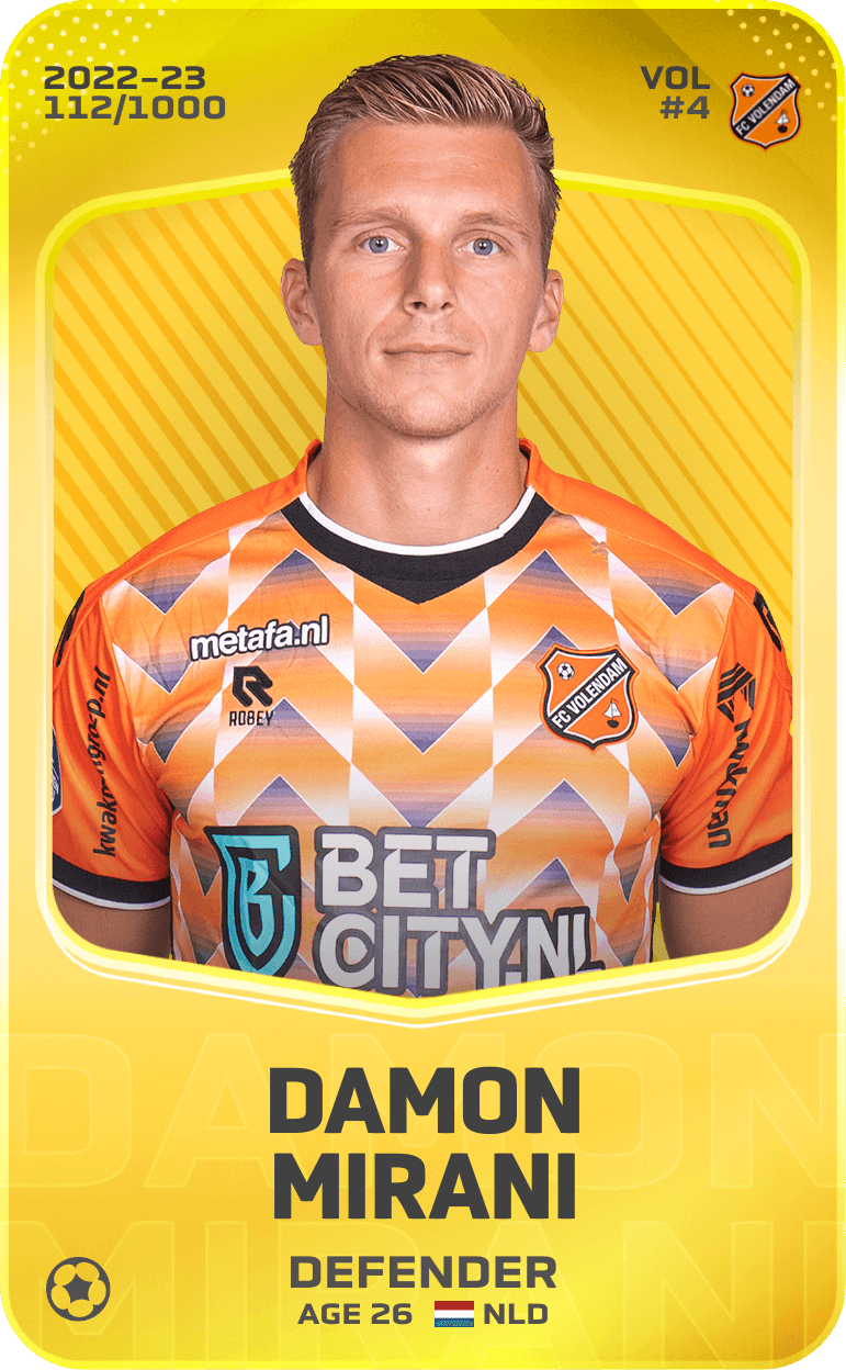 Damon Mirani 2022-23 • Limited 112/1000