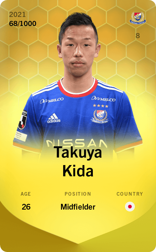 Takuya Kida 2021-22 • Limited 68/1000