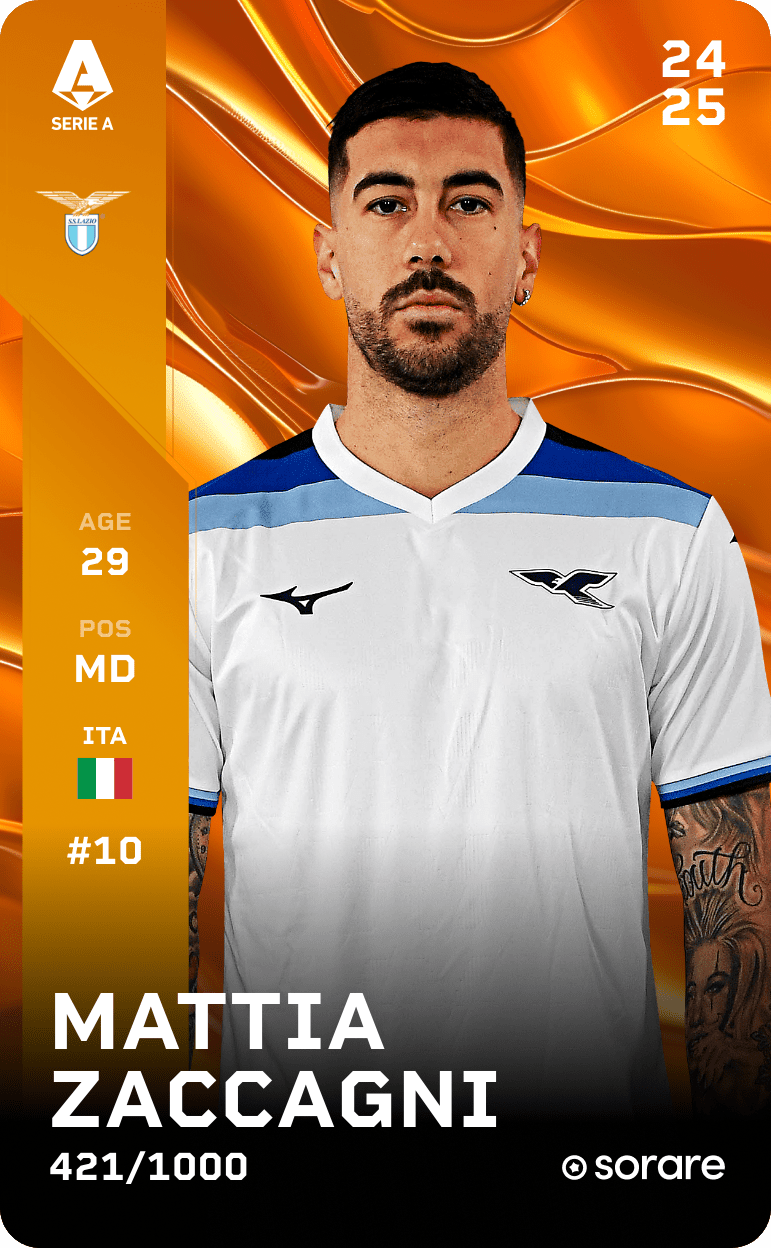 Mattia Zaccagni 2024-25 • Limited 421/1000