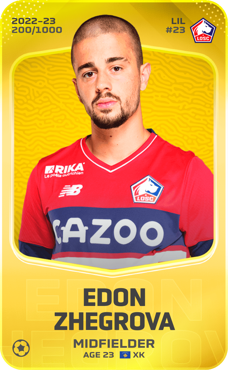 Edon Zhegrova 2022-23 • Limited 200/1000
