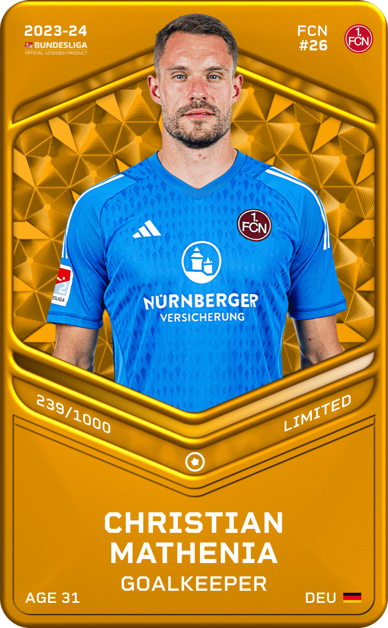 Christian Mathenia 2023-24 • Limited 239/1000