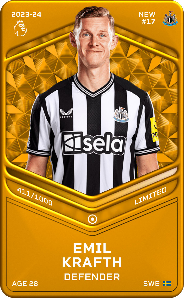 Emil Krafth 2023-24 • Limited 411/1000