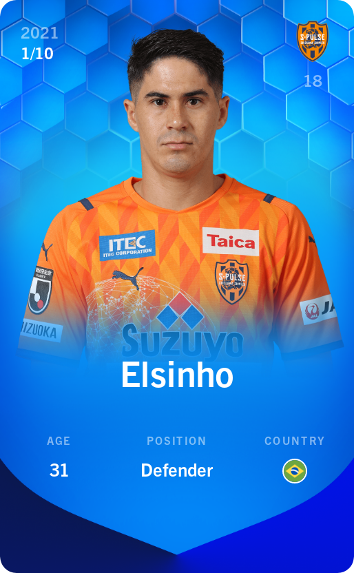 Sorare - Sorare Official - Elsinho 2021-22 • Super Rare 1/10 - NFT # 22664049951113741521723681943211883744274194911121667843440153156866340076414