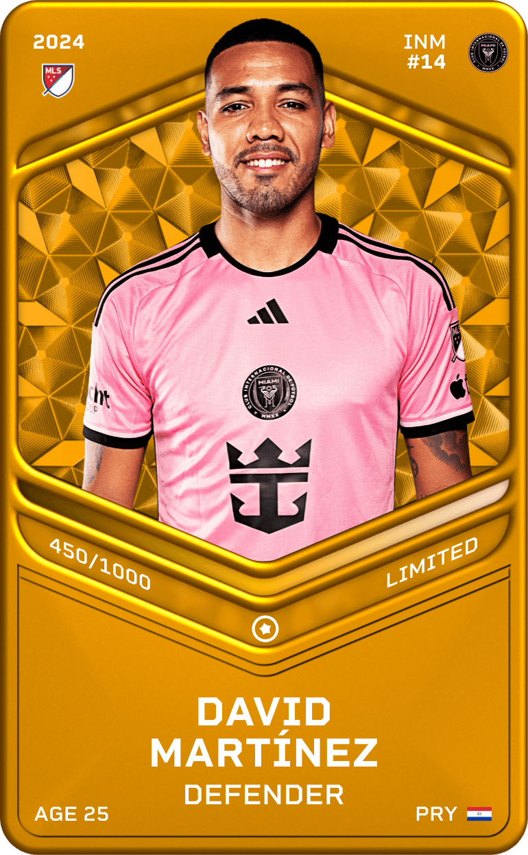 David Martínez 2024-25 • Limited 450/1000