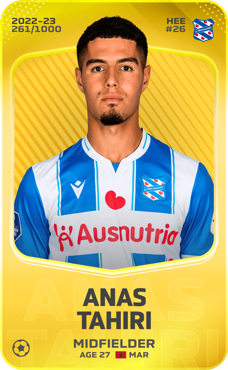 Anas Tahiri 2022-23 • Limited 261/1000