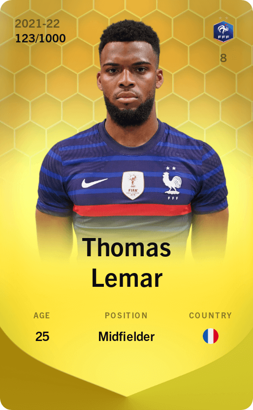 Thomas Lemar 2021-22 • Limited 123/1000