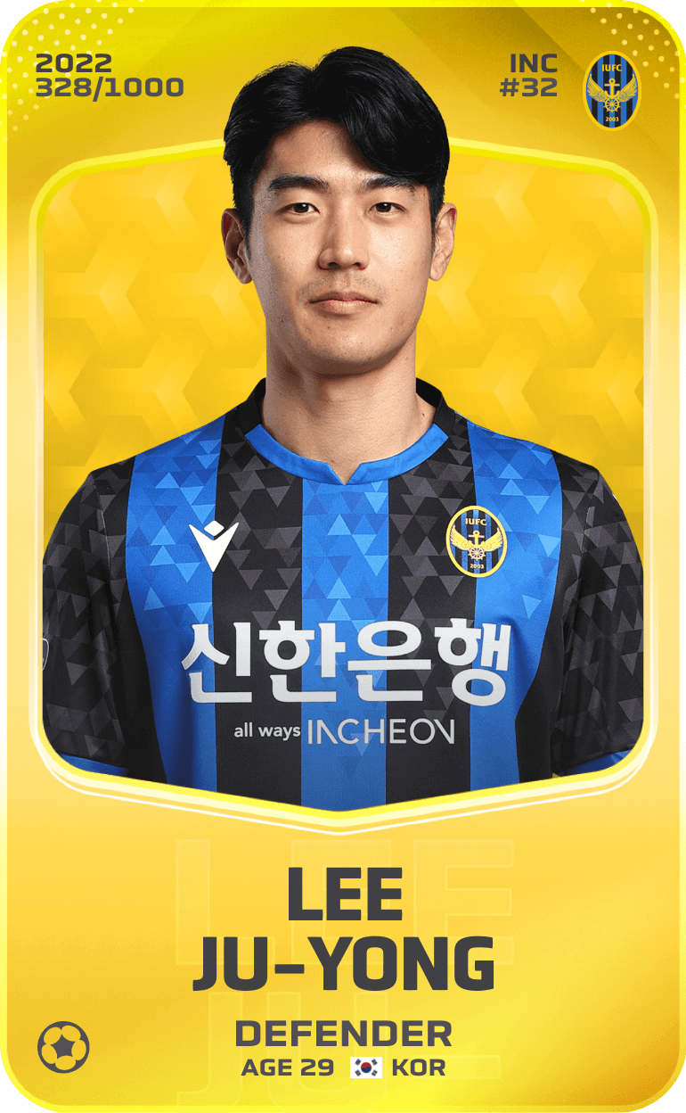 Lee Ju-Yong 2022-23 • Limited 328/1000