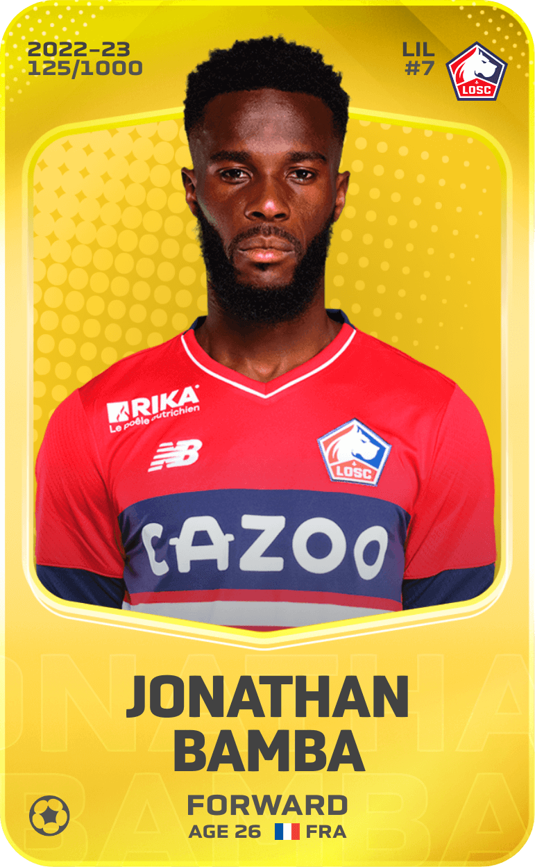 Jonathan Bamba 2022-23 • Limited 125/1000