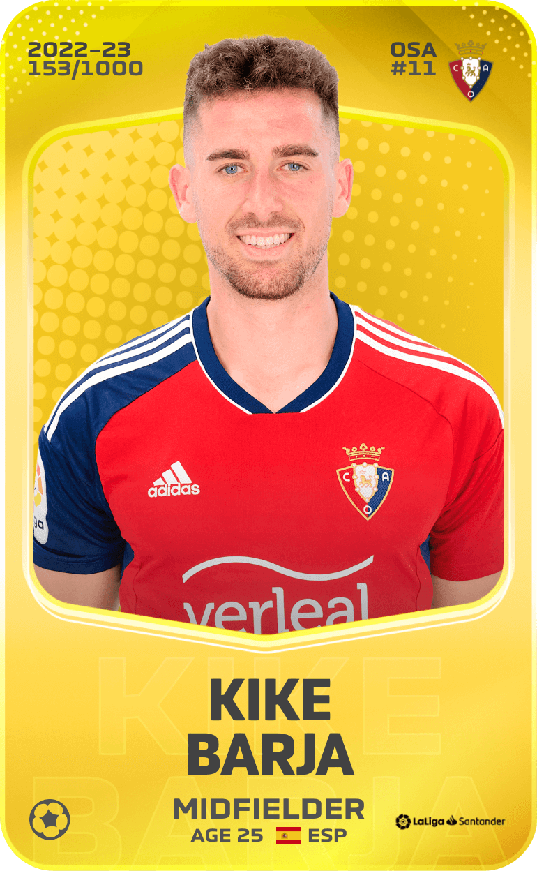 Kike Barja 2022-23 • Limited 153/1000