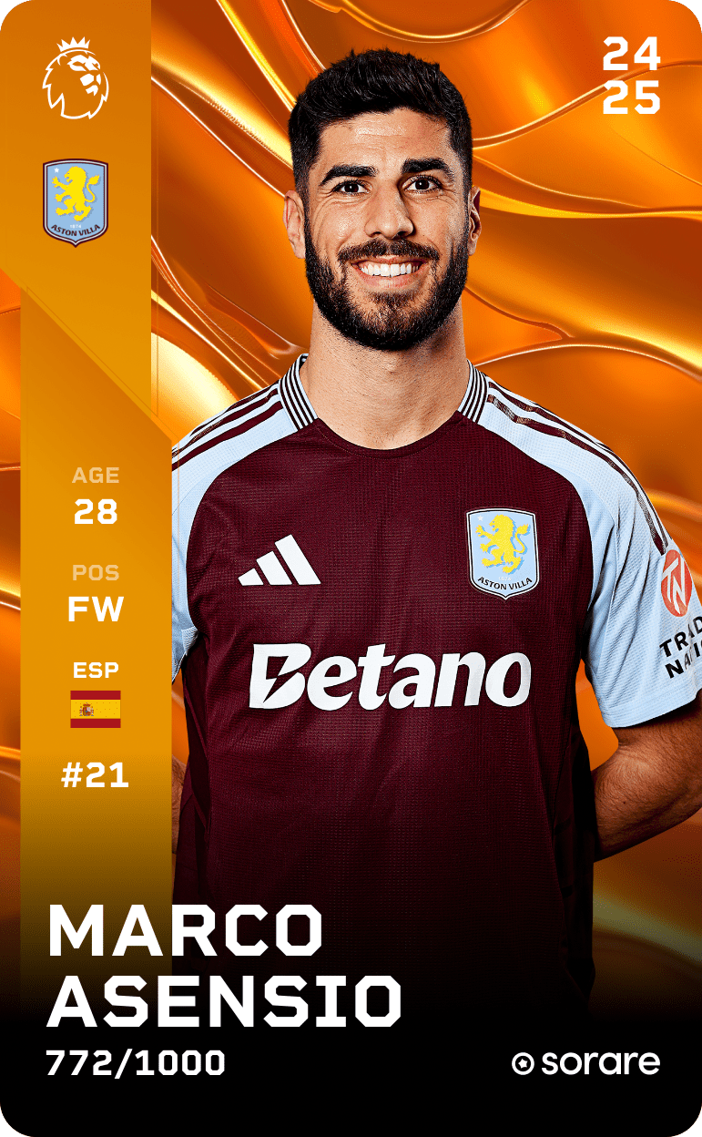 Marco Asensio 2024-25 • Limited 772/1000