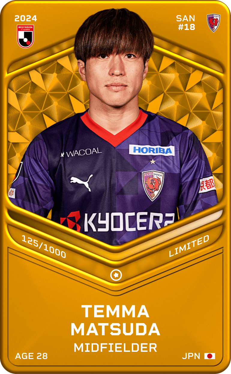 Temma Matsuda 2024-25 • Limited 125/1000