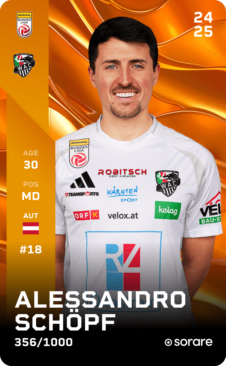Alessandro Schöpf 2024-25 • Limited 356/1000