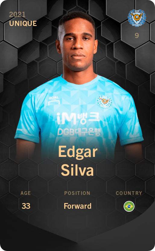 Sorare - Sorare Official - Edgar Silva 2021-22 • Unique - NFT # 110089691806141018737421343742832438102005492656157457989218112692120400975144