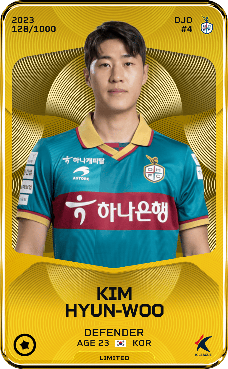 Kim Hyun-Woo 2023-24 • Limited 128/1000