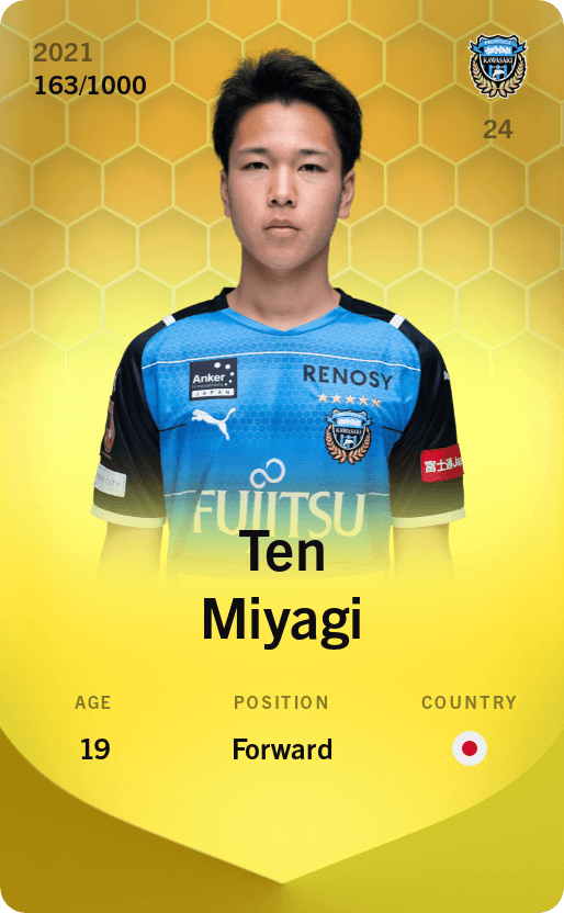Ten Miyagi 2021-22 • Limited 163/1000
