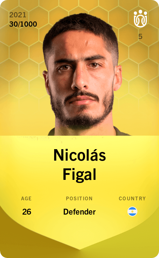 Nicolás Figal 2021-22 • Limited 30/1000