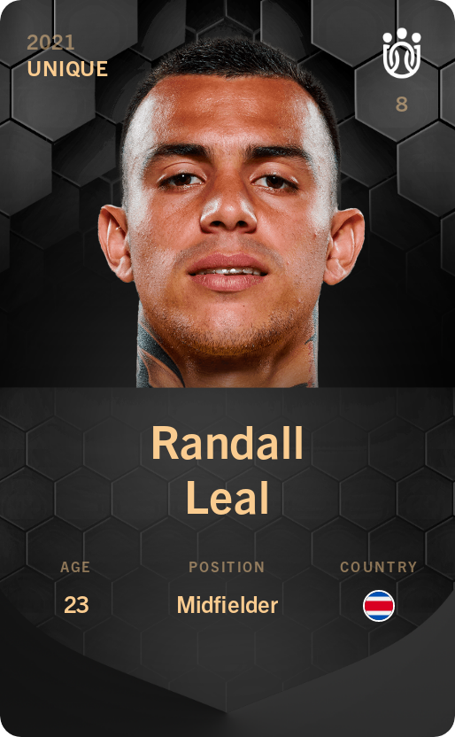 Sorare - Sorare Official - Randall Leal 2021-22 • Unique - NFT # 75570928129530201348846903597966346646622874219440457096486355460172076097316