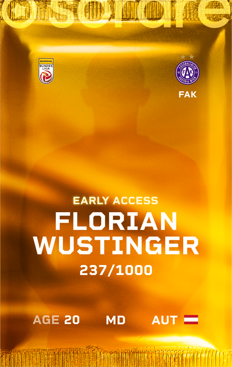 Florian Wustinger 2024-25 • Limited 237/1000