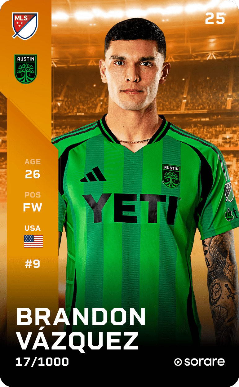 Brandon Vazquez 2025-26 • Limited 17/1000