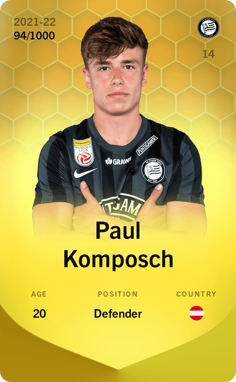 Paul Komposch 2021-22 • Limited 94/1000