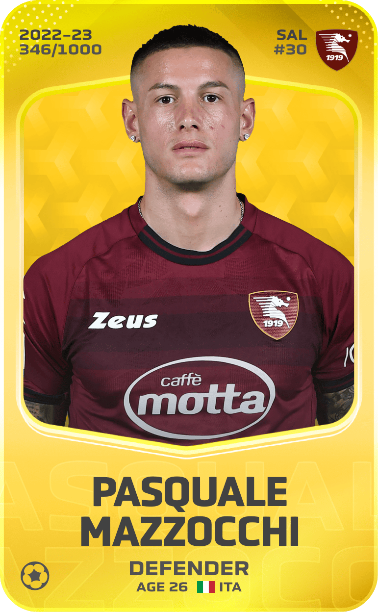 Pasquale Mazzocchi 2022-23 • Limited 346/1000