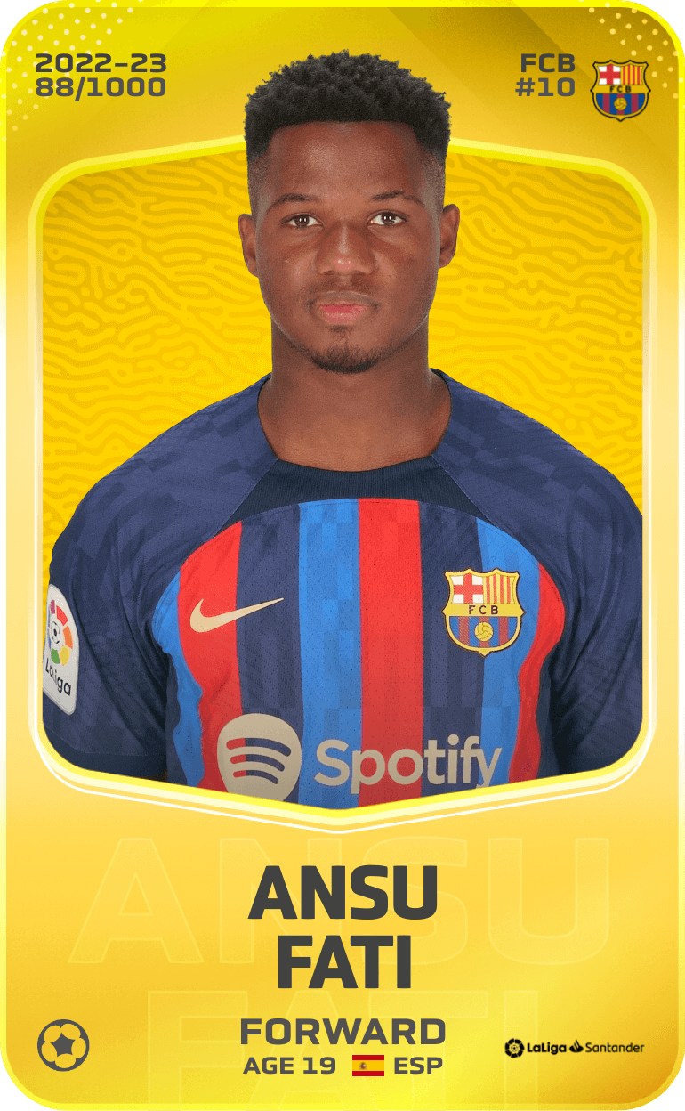 Ansu Fati 2022-23 • Limited 88/1000