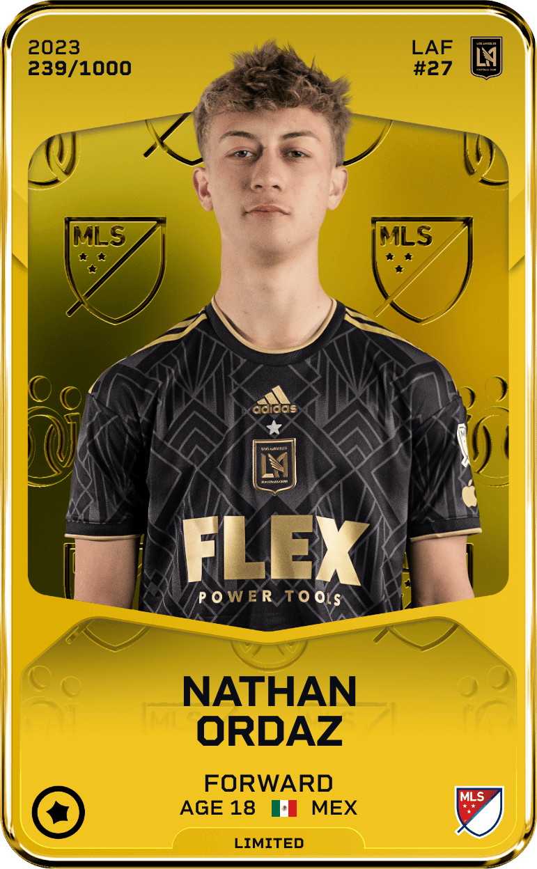 Nathan Ordaz 2023-24 • Limited 239/1000