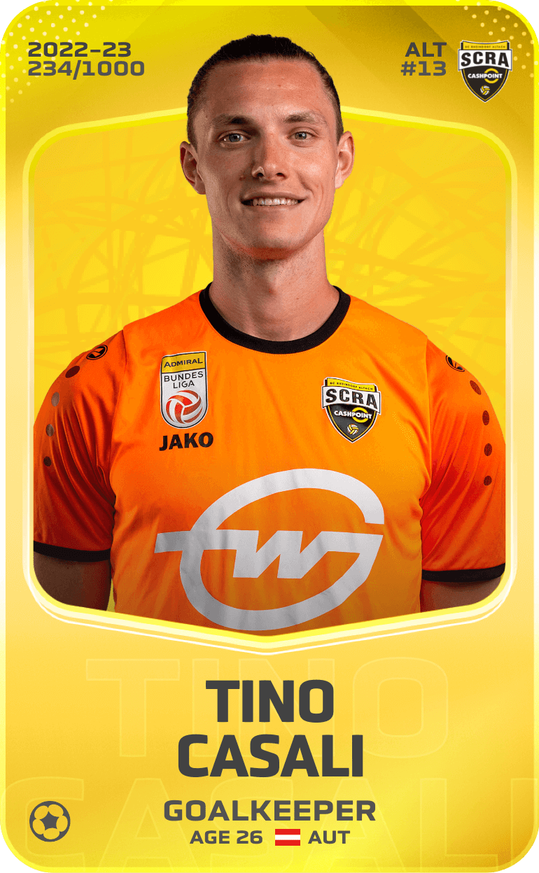 Tino Casali 2022-23 • Limited 234/1000