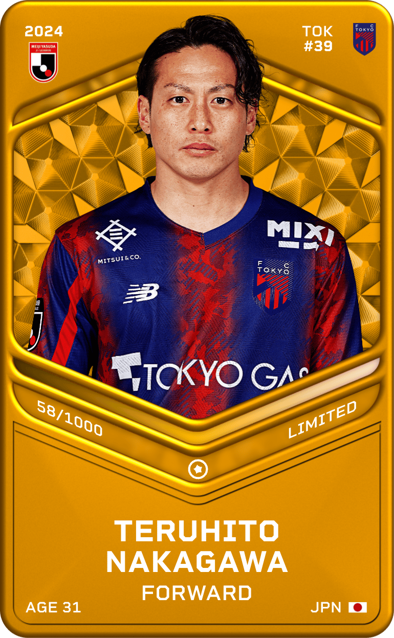 Teruhito Nakagawa 2024-25 • Limited 58/1000
