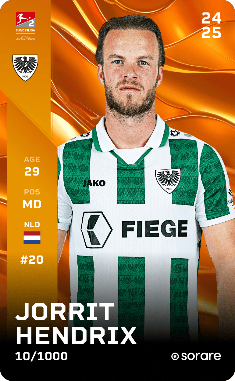 Jorrit Hendrix 2024-25 • Limited 10/1000