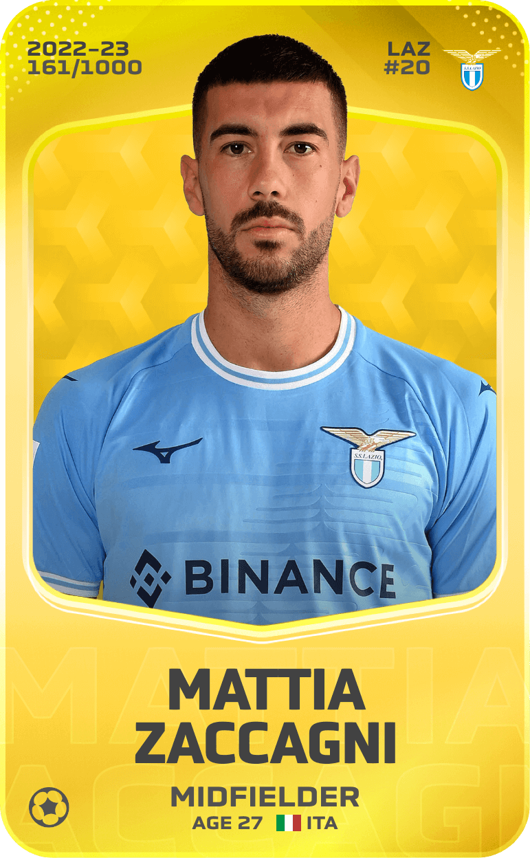 Mattia Zaccagni 2022-23 • Limited 161/1000