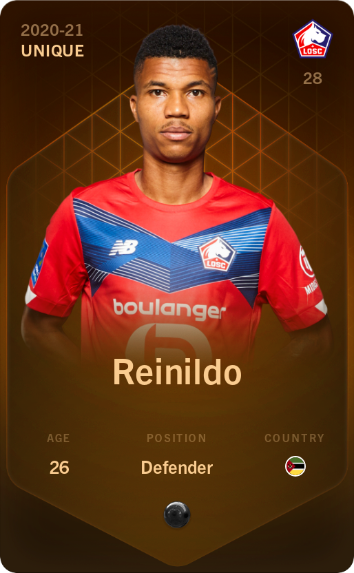 Sorare - Sorare Official - Reinildo 2020-21 • Unique - NFT # 93098939176047339344809241783832385637900358863108643492662264268361203217373