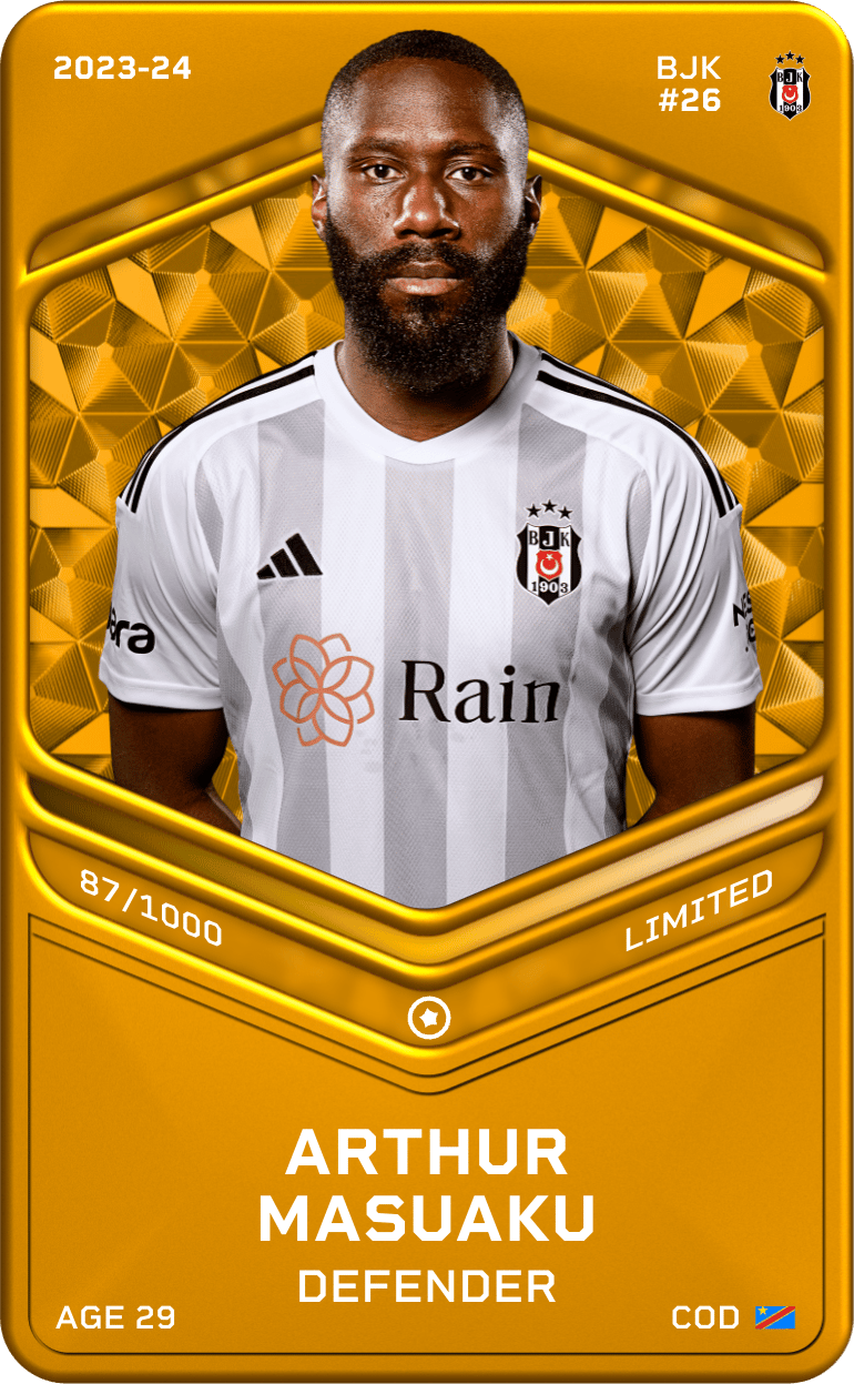 Arthur Masuaku 2023-24 • Limited 87/1000