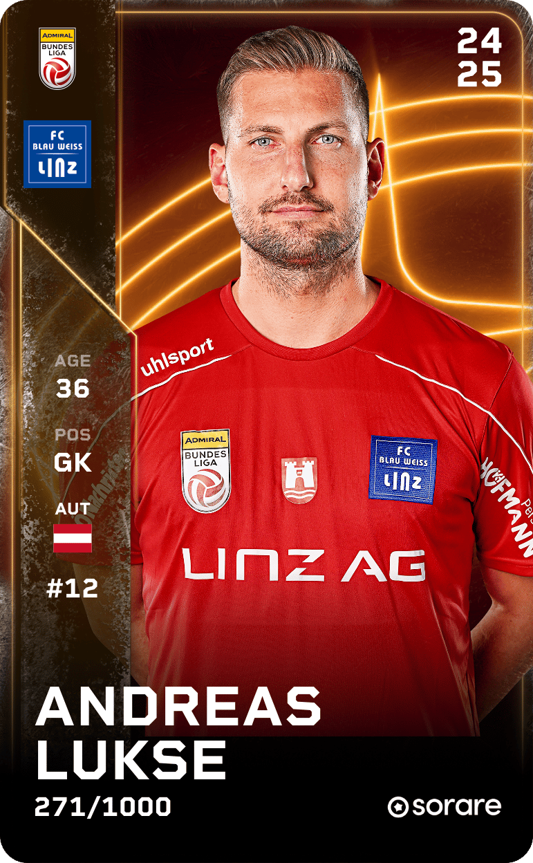 Andreas Lukse 2024-25 • Limited 271/1000