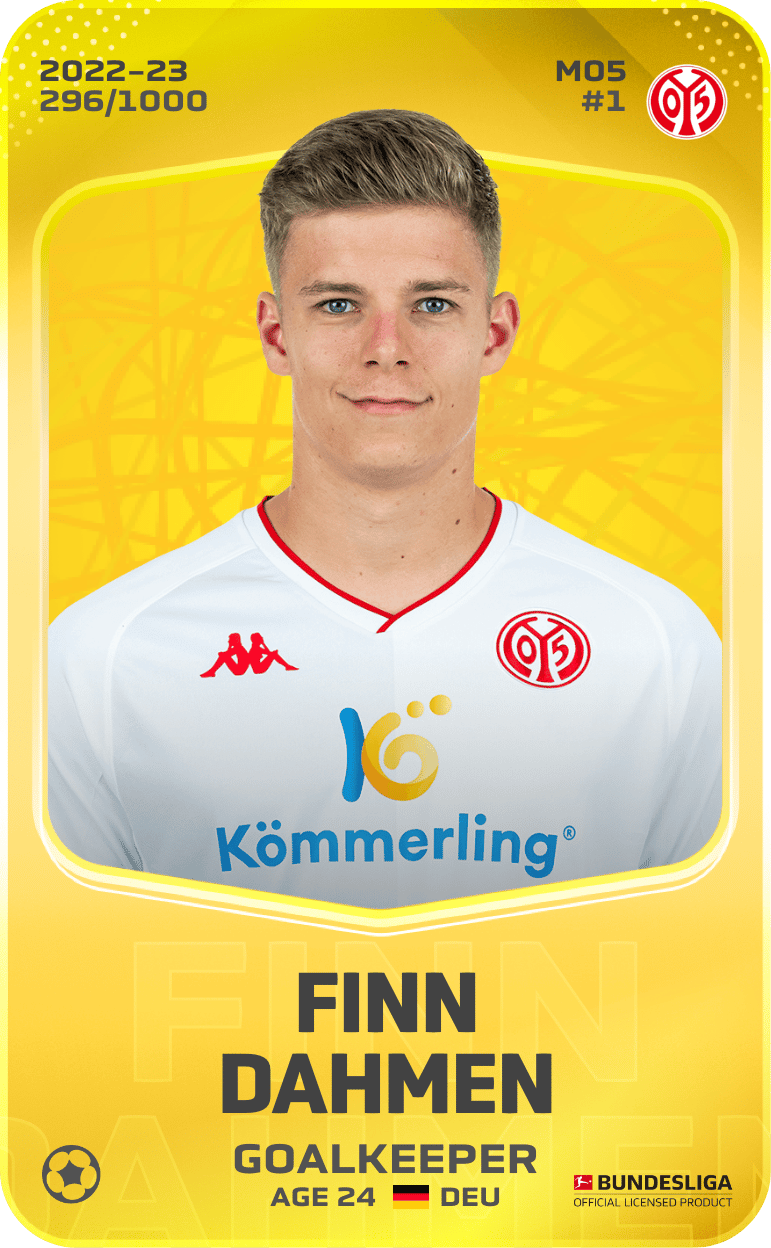 Finn Dahmen 2022-23 • Limited 296/1000