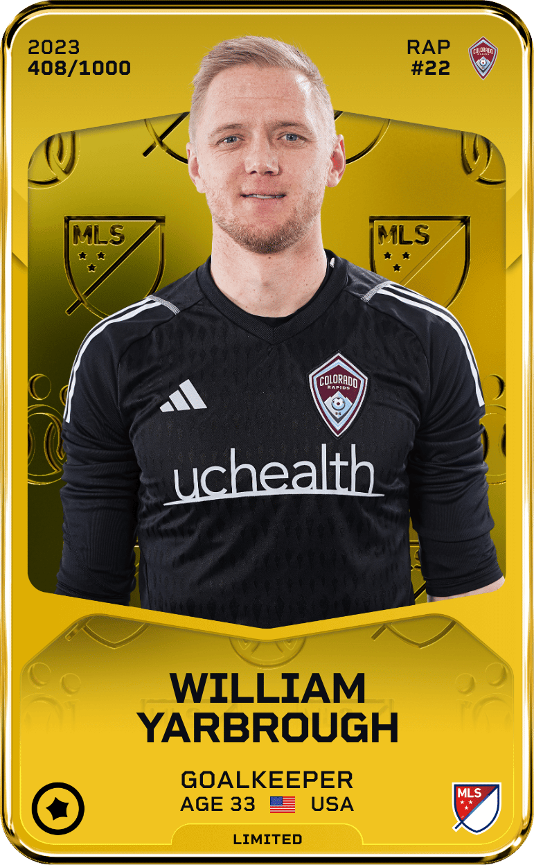 William Yarbrough 2023-24 • Limited 408/1000