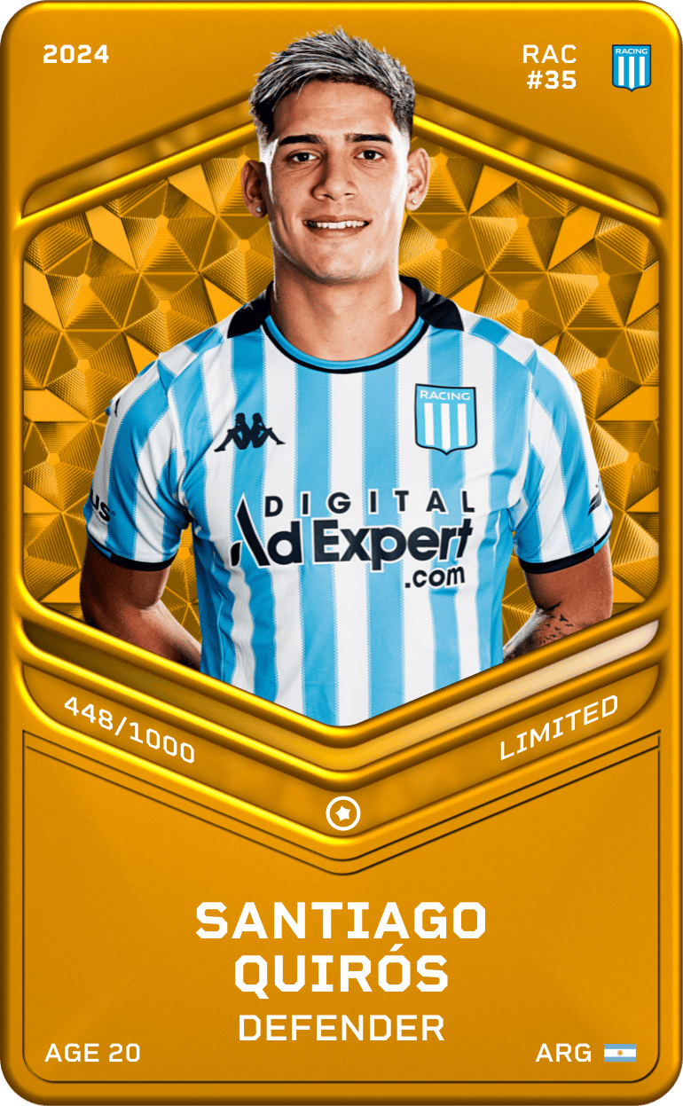 Santiago Quirós 2024-25 • Limited 448/1000