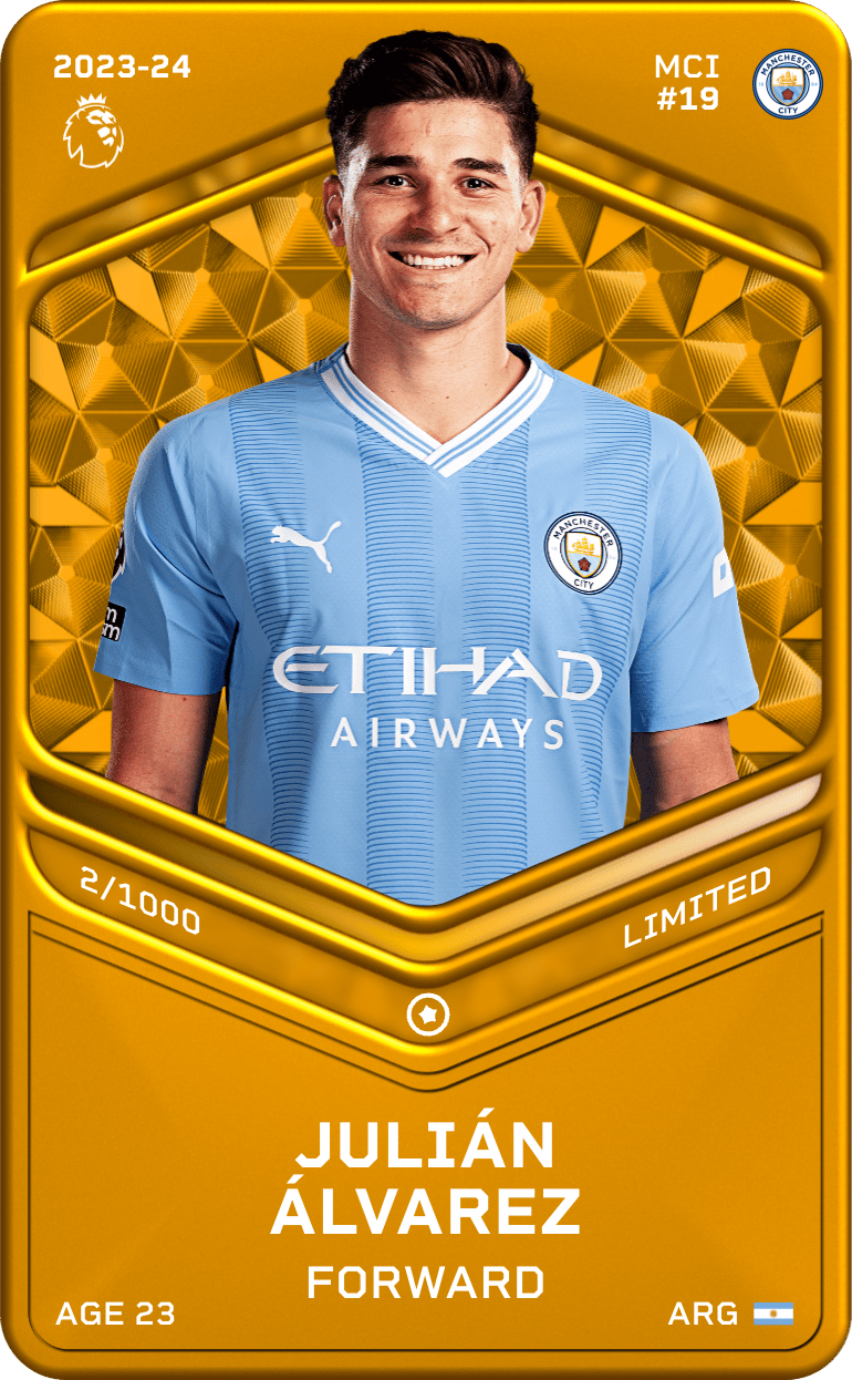 Julián Álvarez 2023-24 • Limited 2/1000