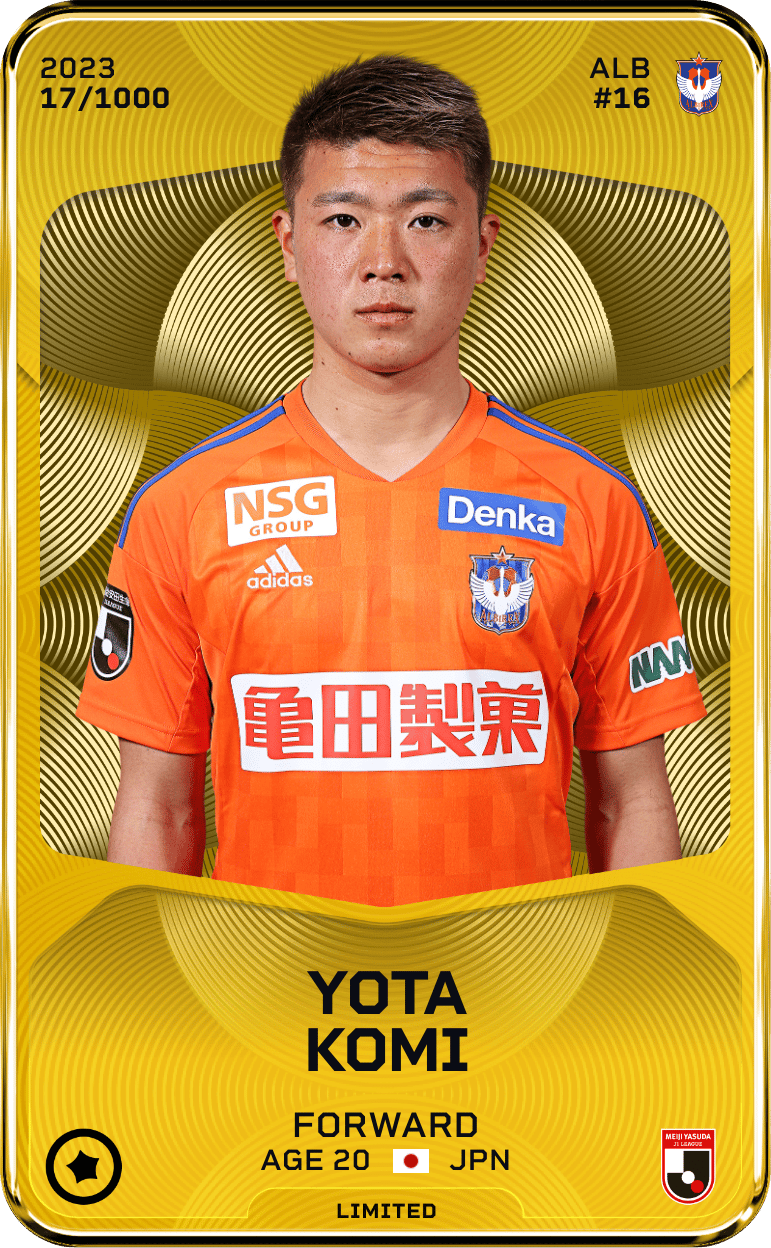 Yota Komi 2023-24 • Limited 17/1000