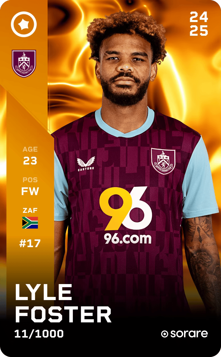 Lyle Foster 2024-25 • Limited 11/1000