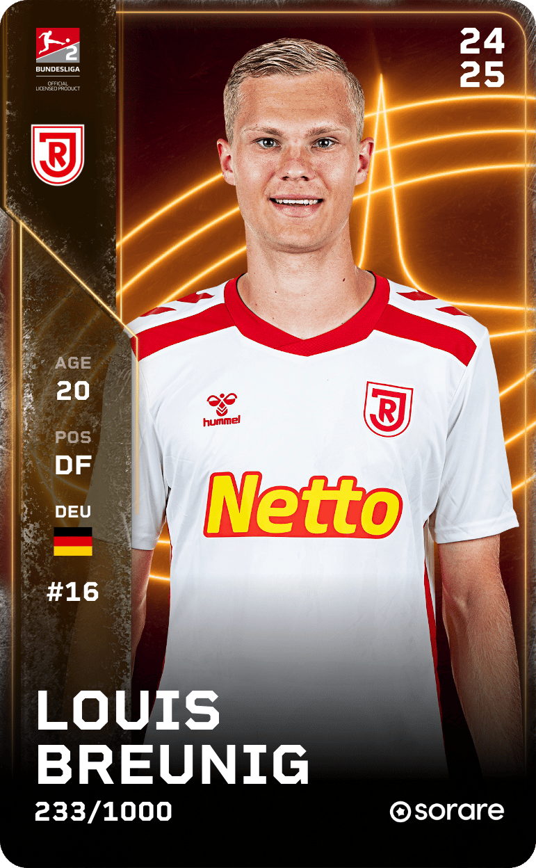 Louis Breunig 2024-25 • Limited 233/1000