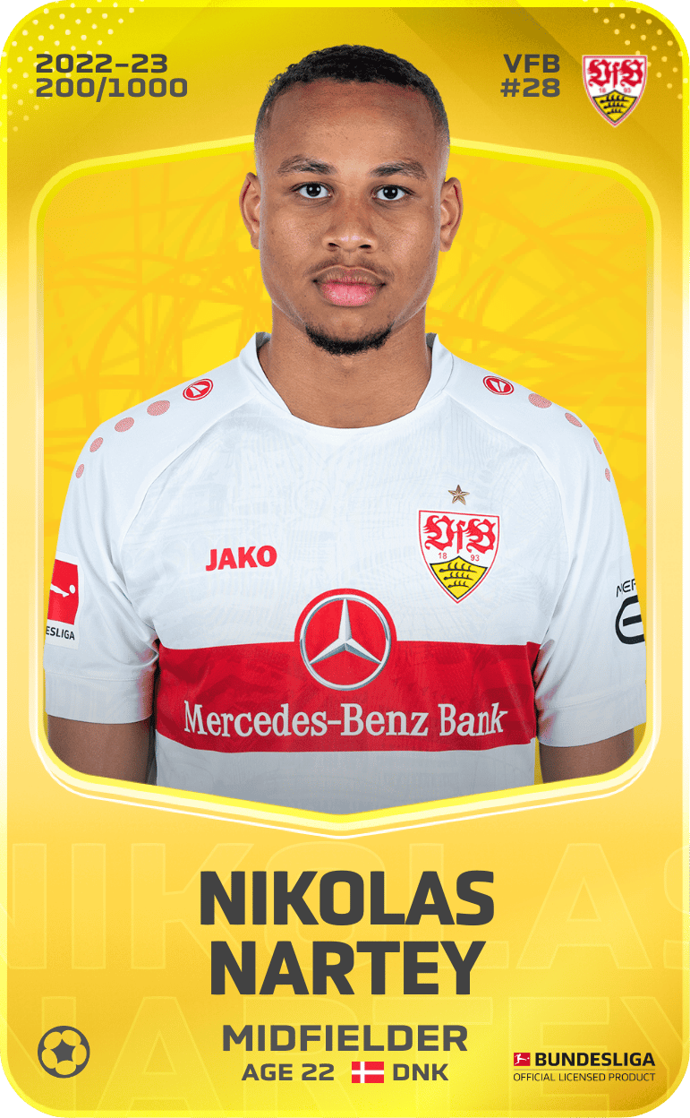 Nikolas Nartey 2022-23 • Limited 200/1000